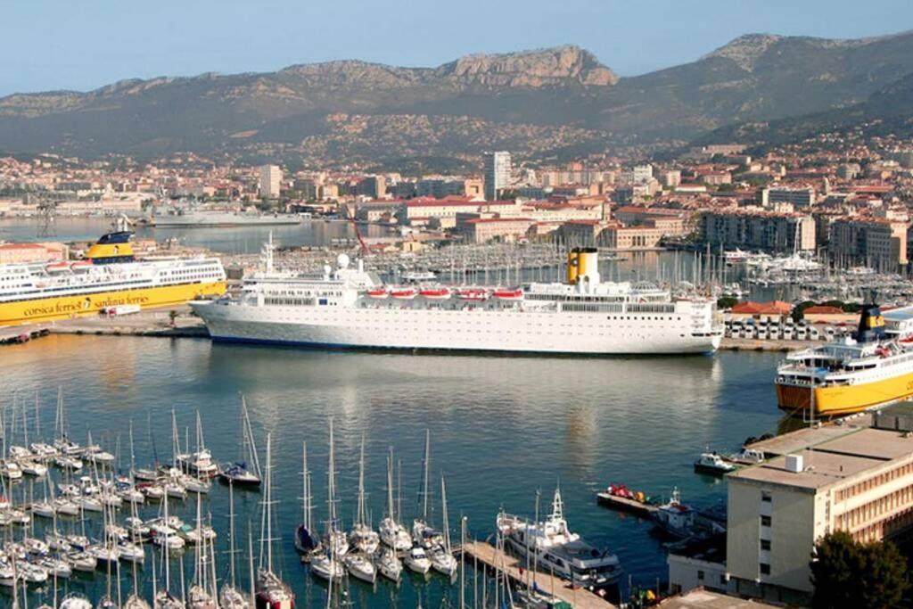 Bel Appartement T3 Mourillon A 5 Min Des Plages - Vue Mer Τουλόν Εξωτερικό φωτογραφία